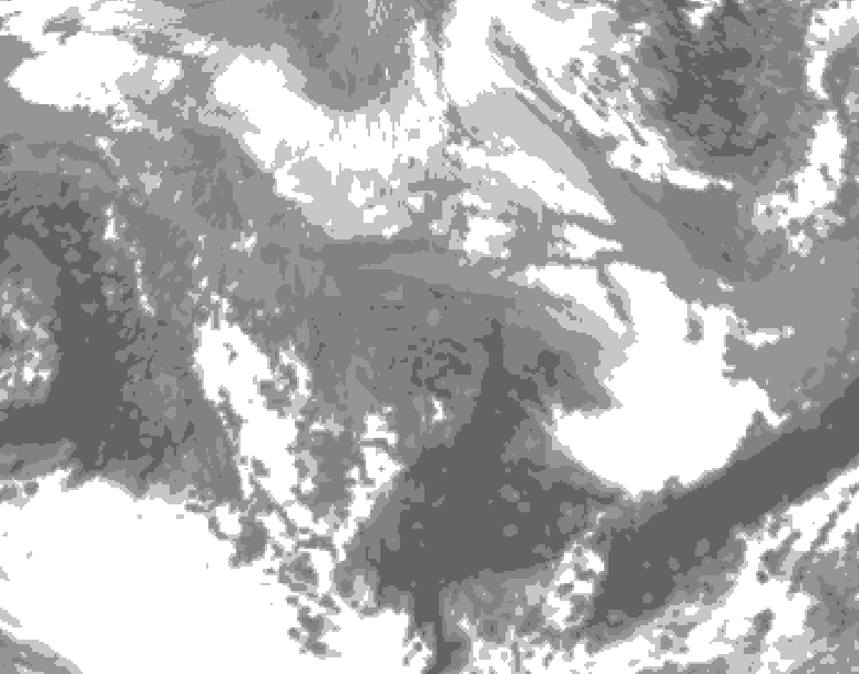 GDPS total cloud 228 hour forecast chart for Canada based on 2026/03/26 1200Z data