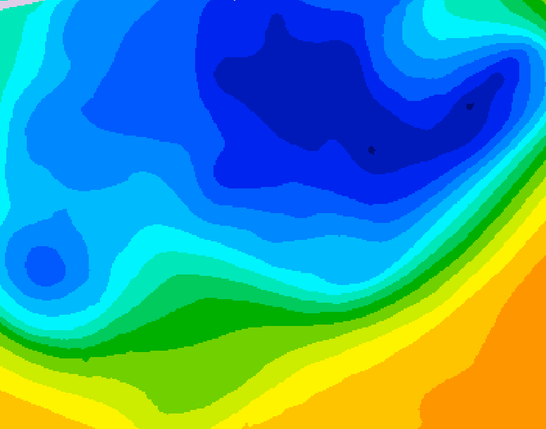 GDPS 500 millibar geopotential height 144 hour forecast chart for Canada based on 2026/03/27 0000Z data
