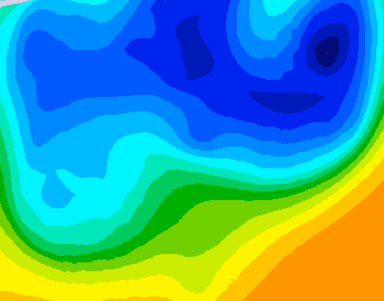 GDPS 500 millibar geopotential height 168 hour forecast chart for Canada based on 2026/03/27 0000Z data