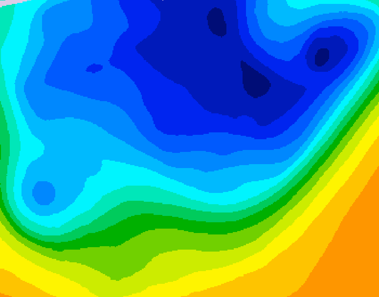 GDPS 500 millibar geopotential height 138 hour forecast chart for Canada based on 2026/03/27 1200Z data