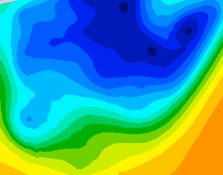 GDPS 500 millibar geopotential height 144 hour forecast chart for Canada based on 2026/03/27 1200Z data