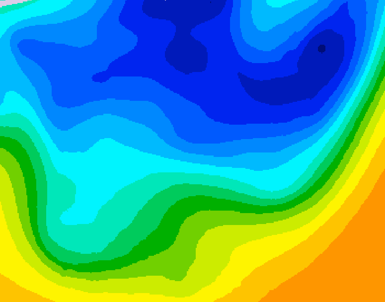GDPS 500 millibar geopotential height 156 hour forecast chart for Canada based on 2026/03/27 1200Z data