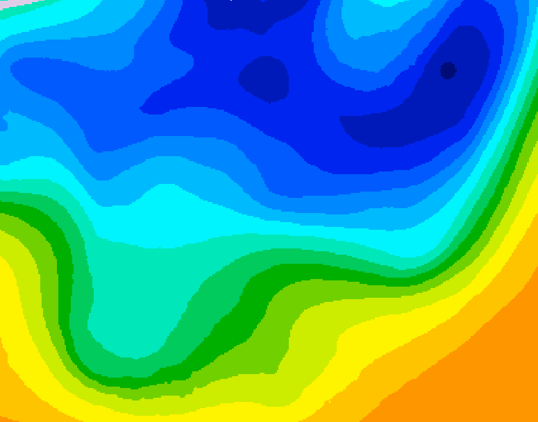 GDPS 500 millibar geopotential height 162 hour forecast chart for Canada based on 2026/03/27 1200Z data