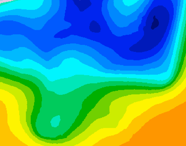 GDPS 500 millibar geopotential height 174 hour forecast chart for Canada based on 2026/03/27 1200Z data