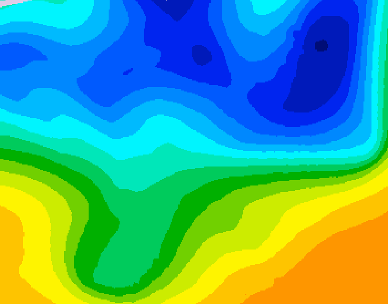 GDPS 500 millibar geopotential height 180 hour forecast chart for Canada based on 2026/03/27 1200Z data