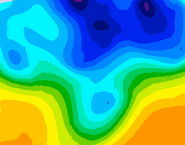 GDPS 500 millibar geopotential height 228 hour forecast chart for Canada based on 2026/03/27 1200Z data