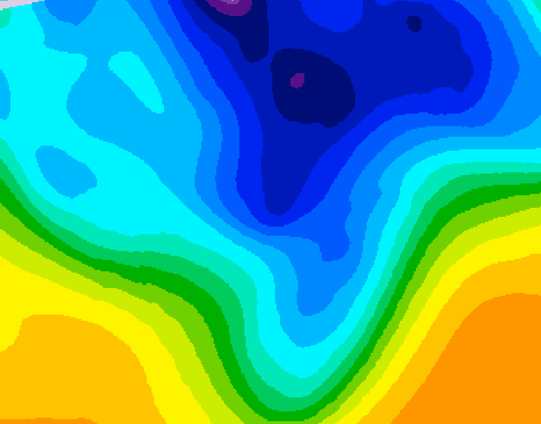 GDPS 500 millibar geopotential height 240 hour forecast chart for Canada based on 2026/03/27 1200Z data
