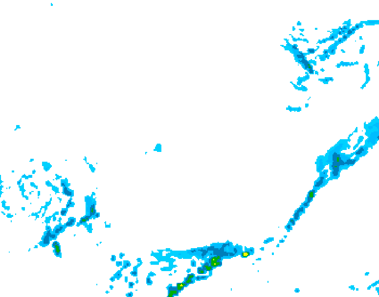 GDPS precipitation 144 hour forecast chart for Canada based on 2026/03/27 0000Z data