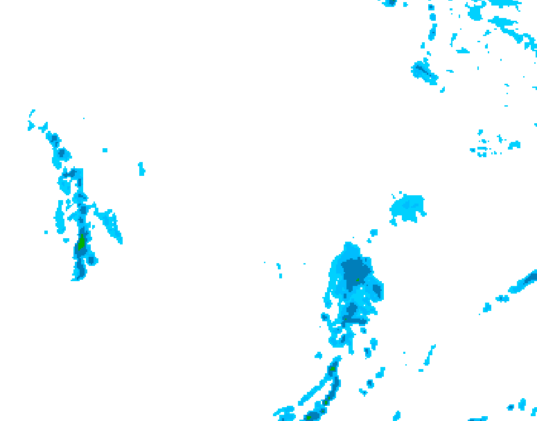GDPS precipitation 234 hour forecast chart for Canada based on 2026/03/27 0000Z data