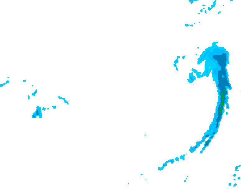 GDPS precipitation 006 hour forecast chart for Canada based on 2026/03/27 1200Z data