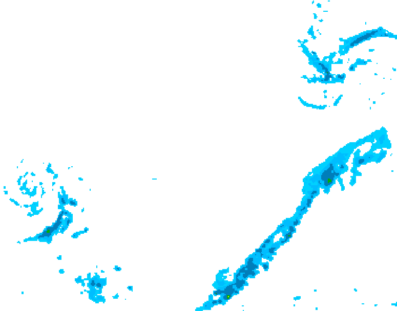 GDPS precipitation 126 hour forecast chart for Canada based on 2026/03/27 1200Z data