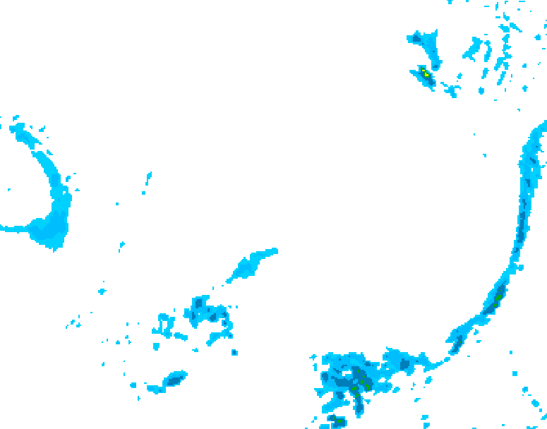 GDPS precipitation 168 hour forecast chart for Canada based on 2026/03/27 1200Z data