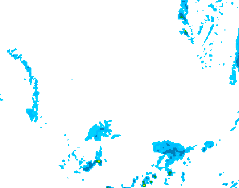 GDPS precipitation 180 hour forecast chart for Canada based on 2026/03/27 1200Z data