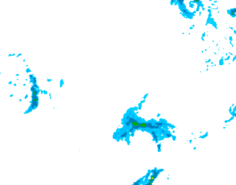 GDPS precipitation 222 hour forecast chart for Canada based on 2026/03/27 1200Z data