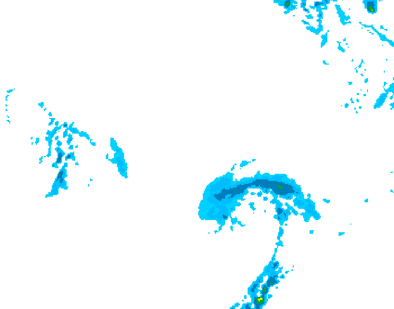 GDPS precipitation 228 hour forecast chart for Canada based on 2026/03/27 1200Z data