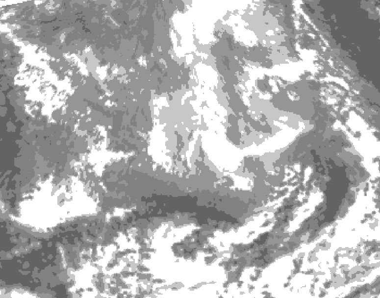 GDPS total cloud 096 hour forecast chart for Canada based on 2026/03/27 0000Z data