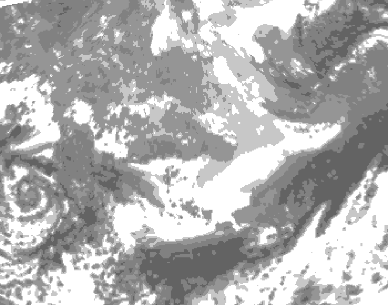 GDPS total cloud 144 hour forecast chart for Canada based on 2026/03/27 0000Z data