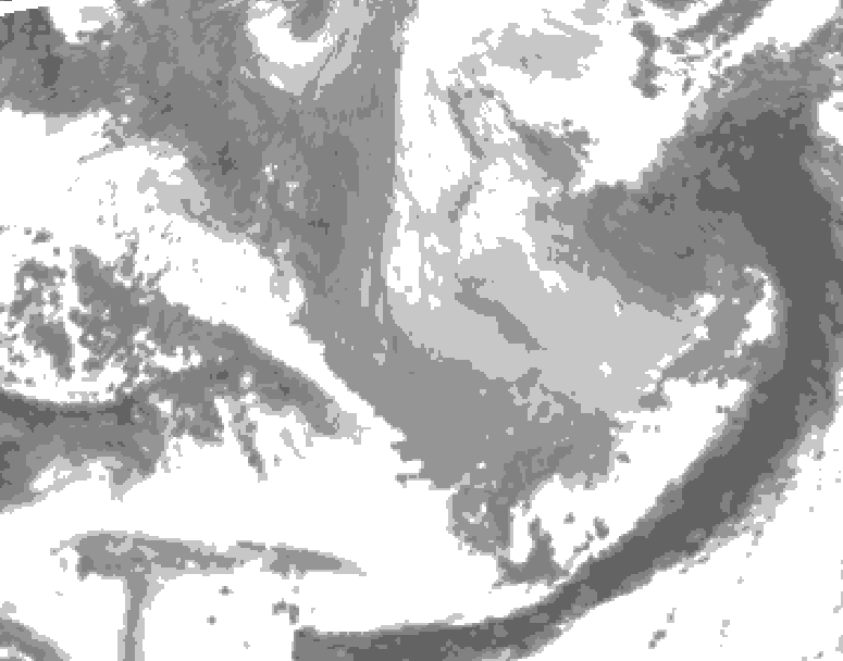GDPS total cloud 012 hour forecast chart for Canada based on 2026/03/27 1200Z data