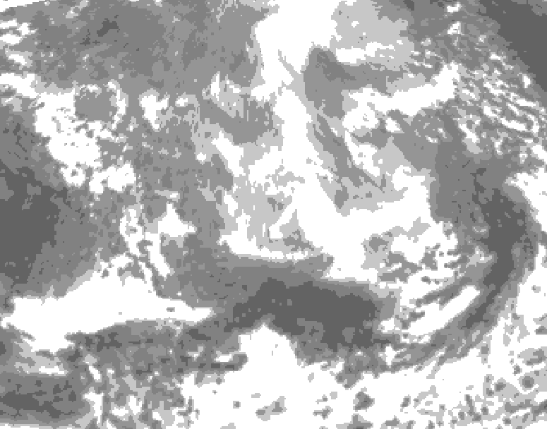 GDPS total cloud 090 hour forecast chart for Canada based on 2026/03/27 1200Z data