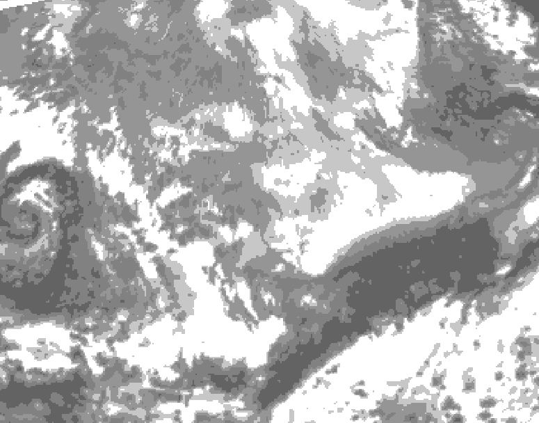 GDPS total cloud 114 hour forecast chart for Canada based on 2026/03/27 1200Z data