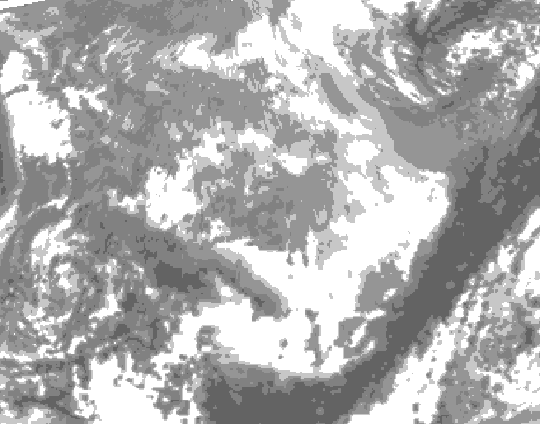 GDPS total cloud 144 hour forecast chart for Canada based on 2026/03/27 1200Z data