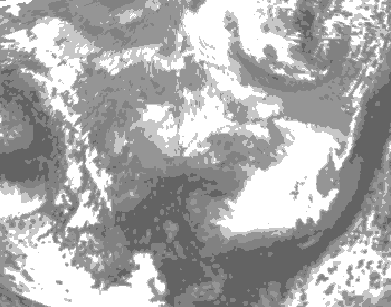 GDPS total cloud 168 hour forecast chart for Canada based on 2026/03/27 1200Z data