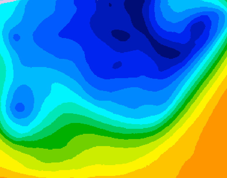 GDPS 500 millibar geopotential height 120 hour forecast chart for Canada based on 2026/03/28 0000Z data