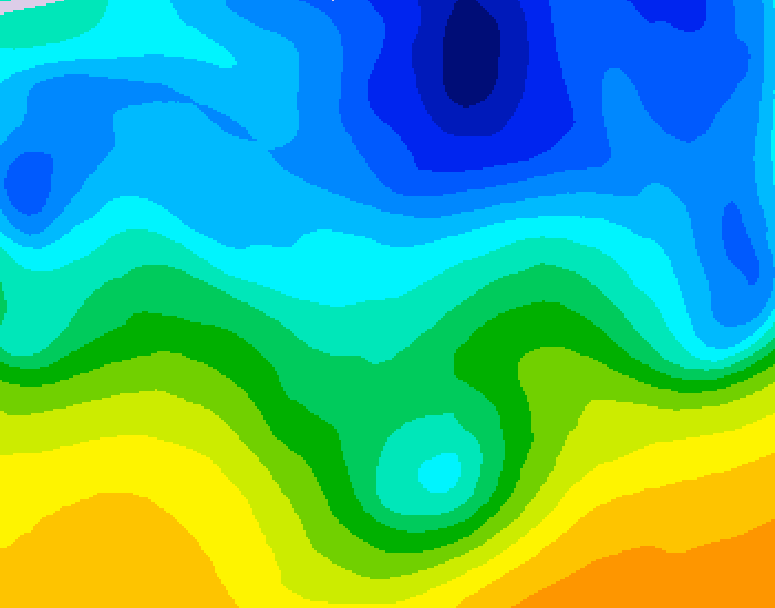 GDPS 500 millibar geopotential height 216 hour forecast chart for Canada based on 2026/03/28 0000Z data