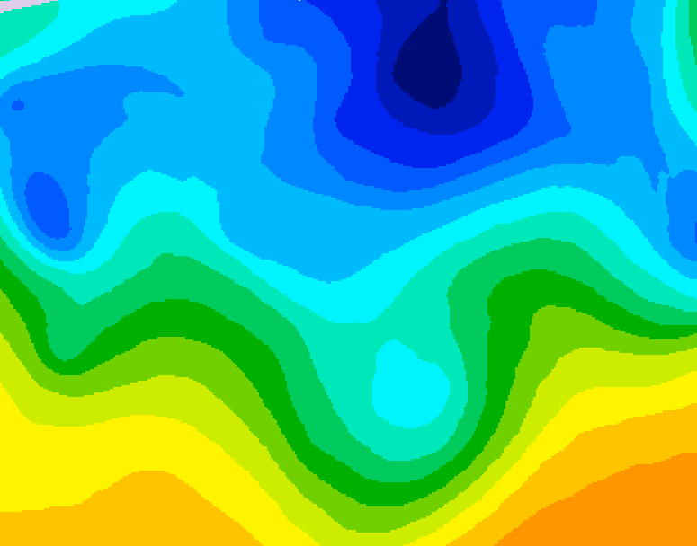 GDPS 500 millibar geopotential height 228 hour forecast chart for Canada based on 2026/03/28 0000Z data
