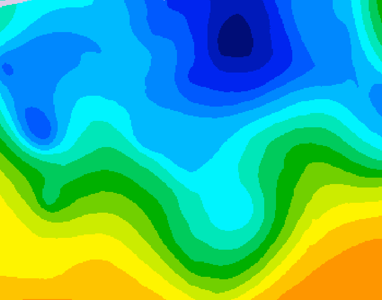 GDPS 500 millibar geopotential height 234 hour forecast chart for Canada based on 2026/03/28 0000Z data