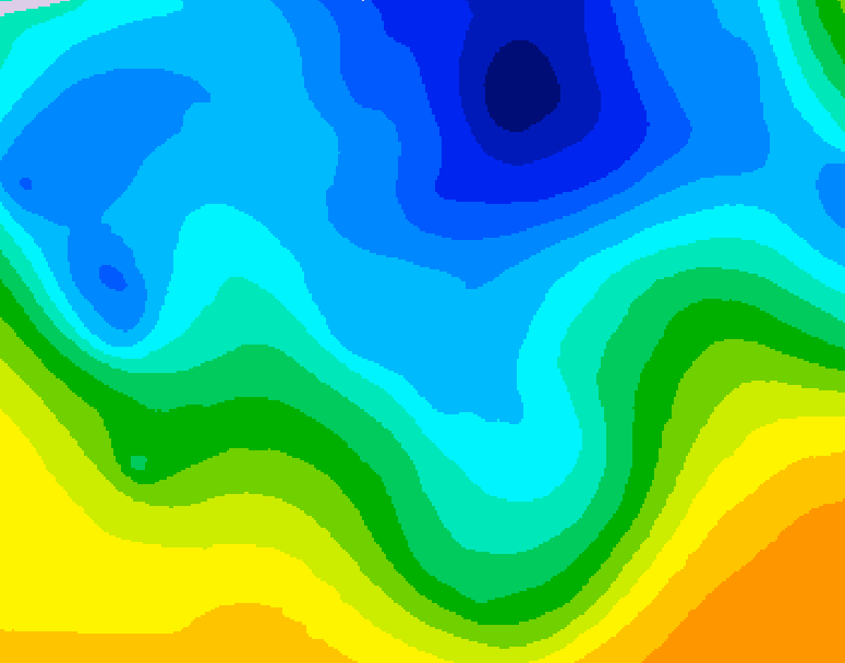 GDPS 500 millibar geopotential height 240 hour forecast chart for Canada based on 2026/03/28 0000Z data