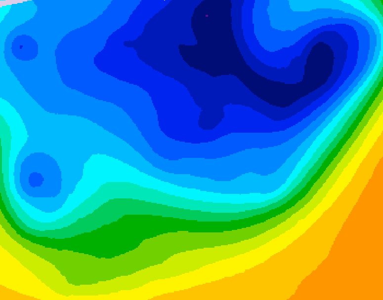 GDPS 500 millibar geopotential height 108 hour forecast chart for Canada based on 2026/03/28 1200Z data