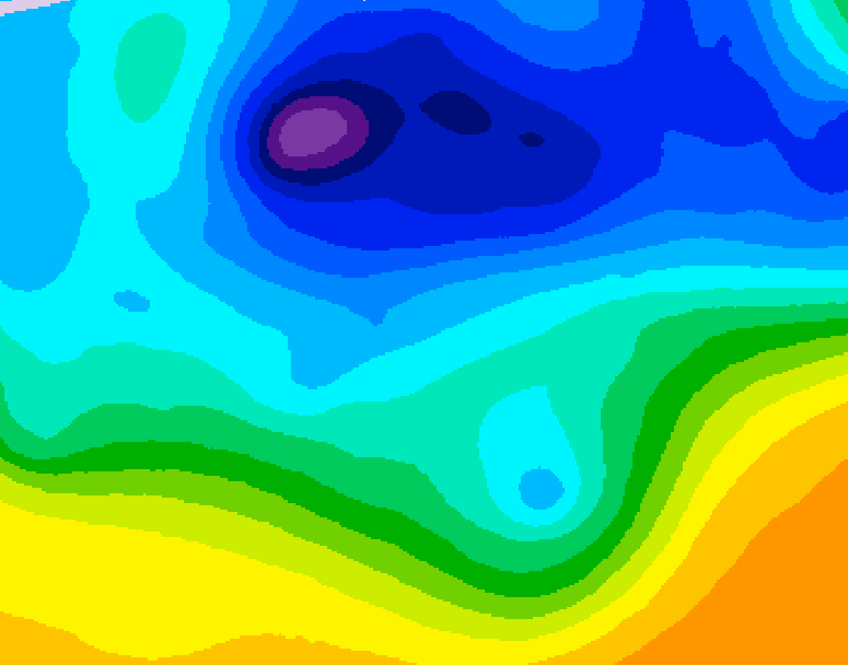 GDPS 500 millibar geopotential height 204 hour forecast chart for Canada based on 2026/03/28 1200Z data