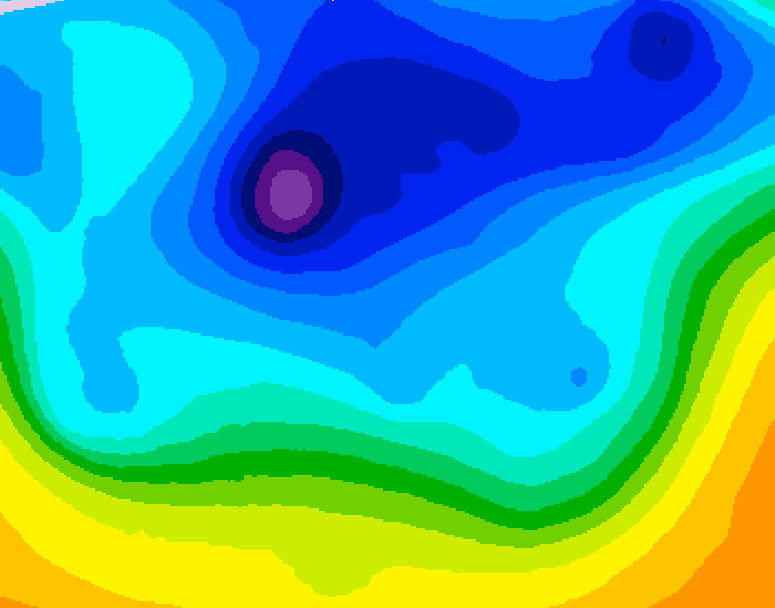 GDPS 500 millibar geopotential height 228 hour forecast chart for Canada based on 2026/03/28 1200Z data