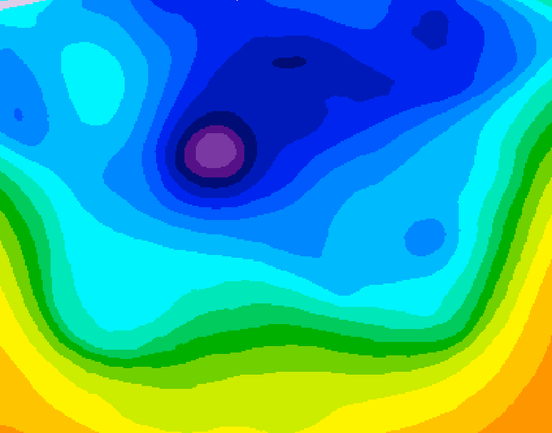 GDPS 500 millibar geopotential height 240 hour forecast chart for Canada based on 2026/03/28 1200Z data