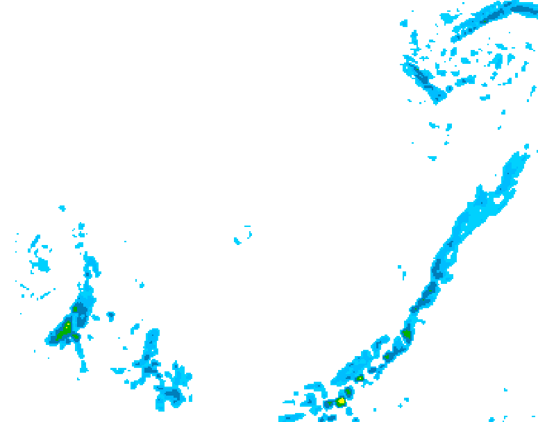 GDPS precipitation 120 hour forecast chart for Canada based on 2026/03/28 0000Z data
