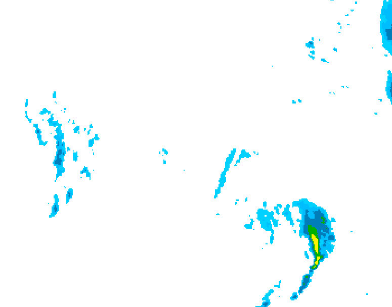 GDPS precipitation 234 hour forecast chart for Canada based on 2026/03/28 0000Z data