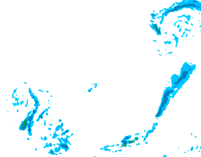 GDPS precipitation 108 hour forecast chart for Canada based on 2026/03/28 1200Z data