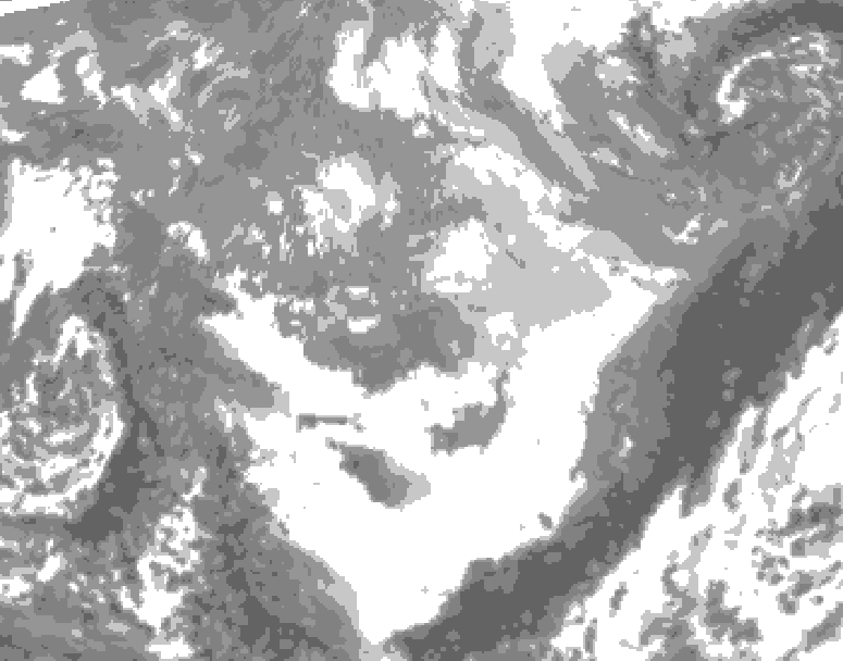 GDPS total cloud 120 hour forecast chart for Canada based on 2026/03/28 0000Z data