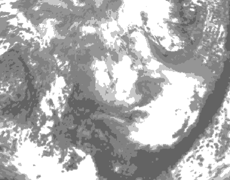 GDPS total cloud 156 hour forecast chart for Canada based on 2026/03/28 0000Z data
