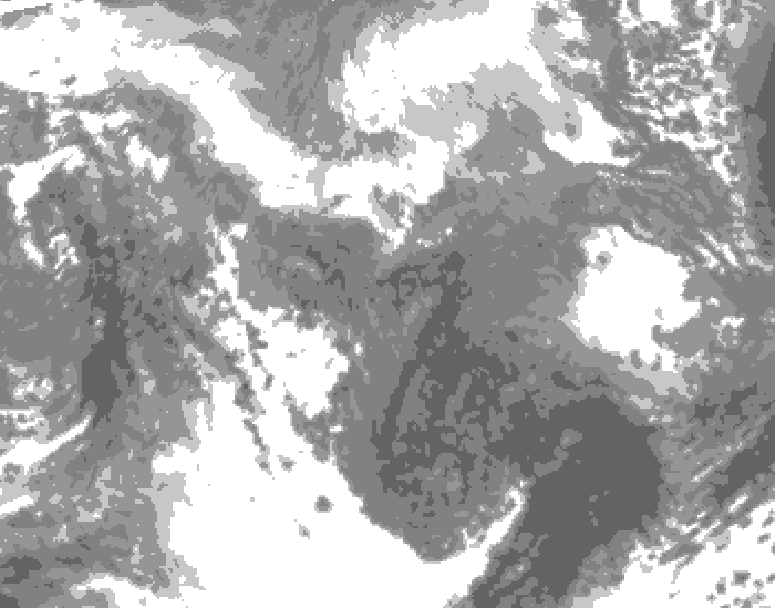GDPS total cloud 228 hour forecast chart for Canada based on 2026/03/28 0000Z data