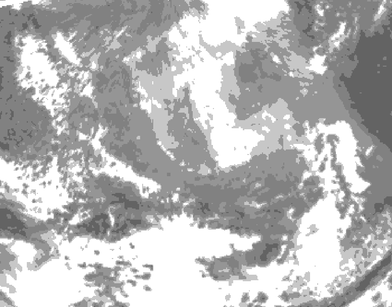 GDPS total cloud 036 hour forecast chart for Canada based on 2026/03/28 1200Z data