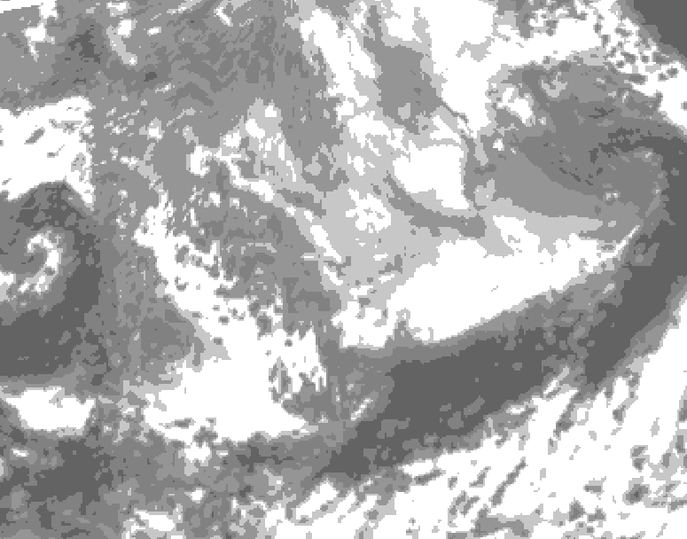 GDPS total cloud 084 hour forecast chart for Canada based on 2026/03/28 1200Z data