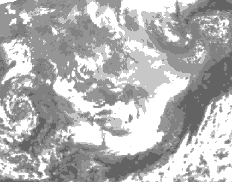 GDPS total cloud 108 hour forecast chart for Canada based on 2026/03/28 1200Z data