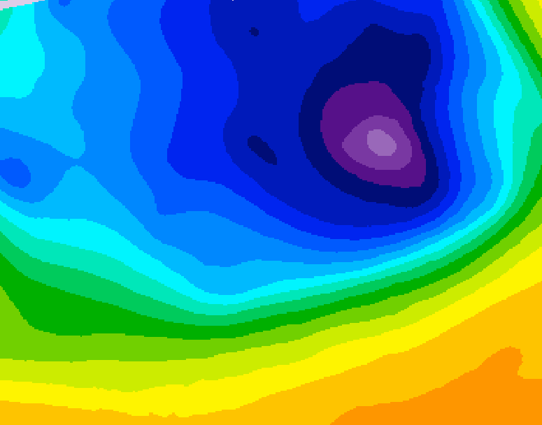 GDPS 500 millibar geopotential height 060 hour forecast chart for Canada based on 2026/03/29 0000Z data