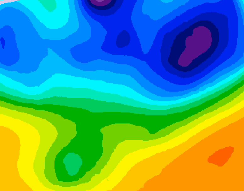 GDPS 500 millibar geopotential height 144 hour forecast chart for Canada based on 2026/03/29 0000Z data