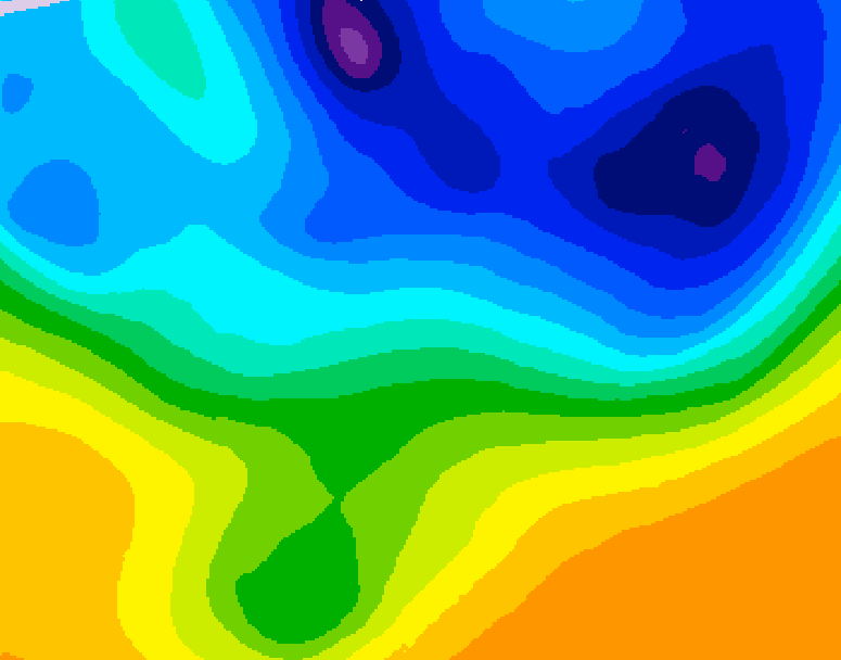 GDPS 500 millibar geopotential height 162 hour forecast chart for Canada based on 2026/03/29 0000Z data