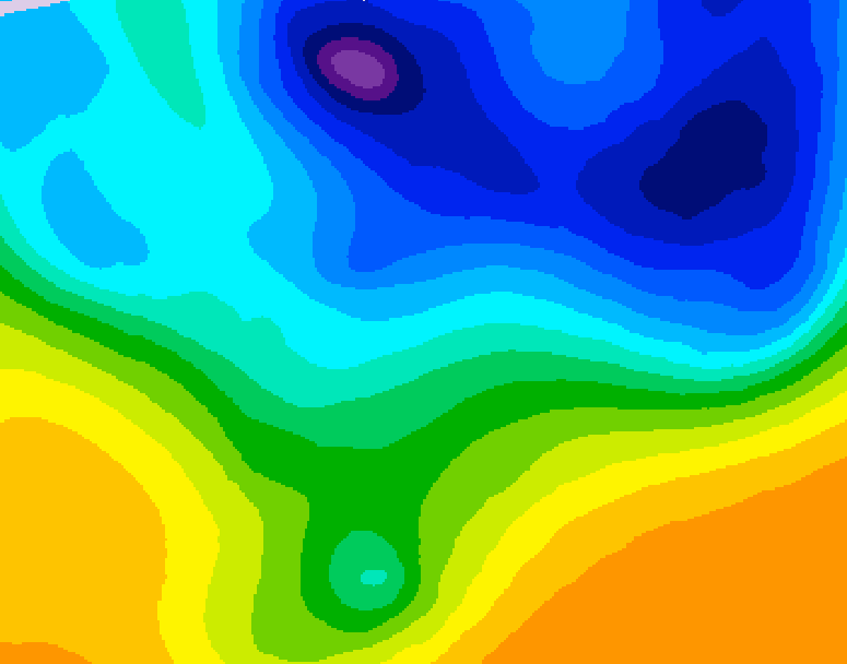 GDPS 500 millibar geopotential height 174 hour forecast chart for Canada based on 2026/03/29 0000Z data