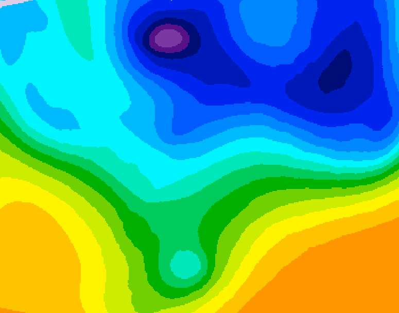 GDPS 500 millibar geopotential height 180 hour forecast chart for Canada based on 2026/03/29 0000Z data