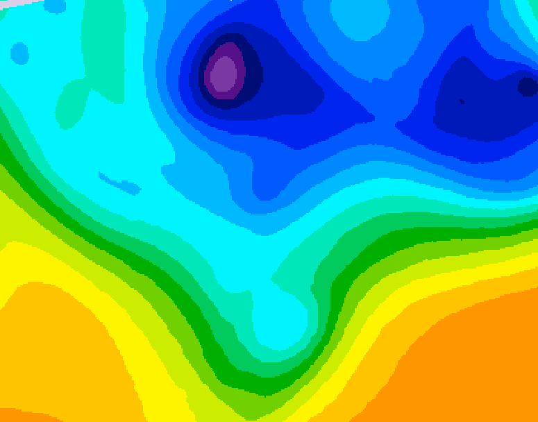 GDPS 500 millibar geopotential height 192 hour forecast chart for Canada based on 2026/03/29 0000Z data